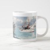 Fischerboote, der Schlüssel West Jumbo-Tasse (Rechts)