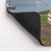 Fischerboote, Hornopiren, Chile Mousepad (Ecke)