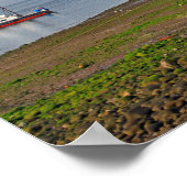 Fischerboote, Hornopiren, Chile Poster (Ecke)