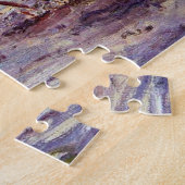 Fischerboote im Étretat Monet Fine Art Puzzle (Seite)