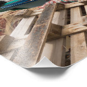 Fischerboote im Hafen von Castellammare del Golfo Fotodruck (Ecke)