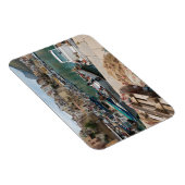 Fischerboote im Hafen von Castellammare del Golfo Magnet (Rechte Seite)