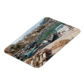 Fischerboote im Hafen von Castellammare del Golfo Magnet (Linke Seite)