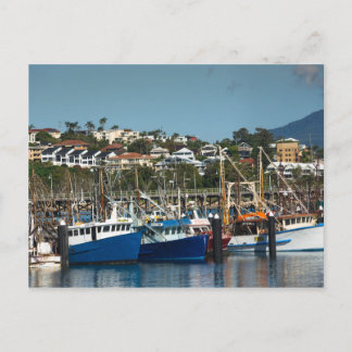 Fischerboote im Hafen von Coffs, Australien Postkarte