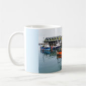 Fischerboote im Hafen von Mevagissey Kaffeetasse (Links)