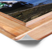 Fischerboote - Imitate-Fenstereffekt Poster (Ecke)