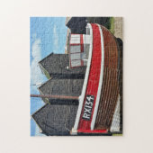 Fischerboote in Hastings Sussex Puzzle (Vertikal)