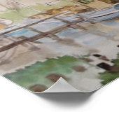 Fischerboote in Rye Hafen East Sussex England Poster (Ecke)