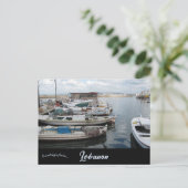 Fischerboote in Tire Harbor Libanon Postkarte (Stehend Vorderseite)