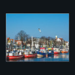 Fischerboote in Warnemuende Postkarte<br><div class="desc">Fischerboote in Warnemuende.</div>