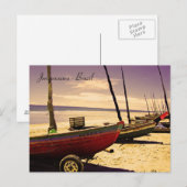 Fischerboote - Jericoacoara, Brasilien Postkarte (Vorne/Hinten)