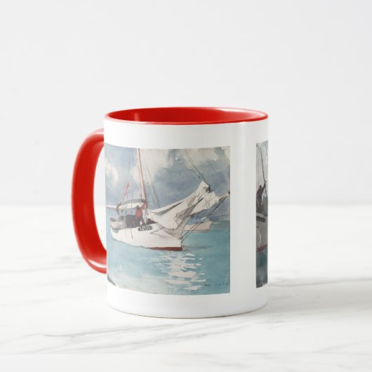 Fischerboote, Key West Tasse (Vorderseite Links)