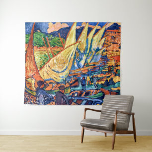 Fischerboote, Kollision Andre Derain Wandteppich