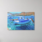 Fischerboote Leinwanddruck (Vorderseite)