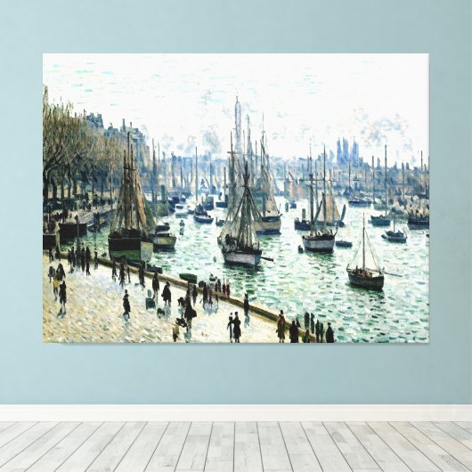 Fischerboote Leinwanddruck (Insitu (Holzboden))