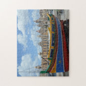 Fischerboote Maltas. Puzzle (Vertikal)