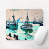 Fischerboote Mousepad (Mit Mouse)