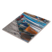 Fischerboote sehen Keramik Fliesen (Seite)