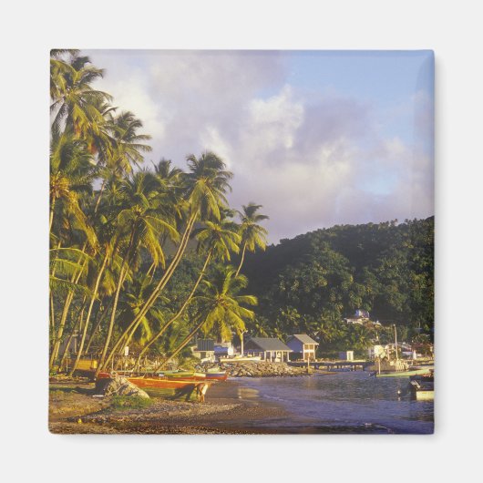 Fischerboote, Soufriere, St. Lucia, Karibik Magnet (Vorne)