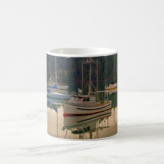 Fischerboote und Segelboote - Tasse (Mittel)