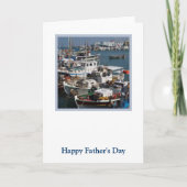 Fischerboote Vatertagskarte Karte (Vorderseite)