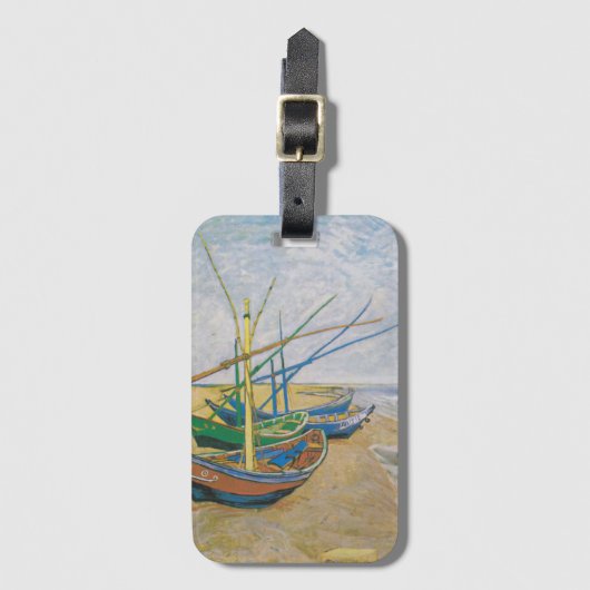 Fischerboote | Vincent van Gogh Gepäckanhänger (Vorderseite Vertikal)