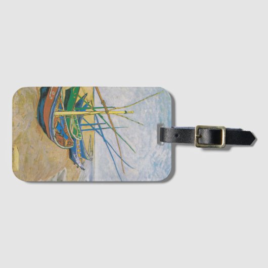 Fischerboote | Vincent van Gogh Gepäckanhänger (Vorderseite (Horizontal))