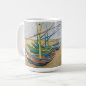 Fischerboote | Vincent van Gogh Kaffeetasse (Vorderseite Links)