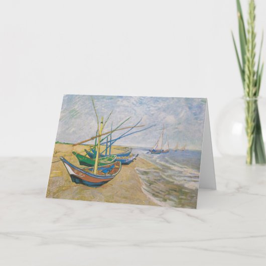 Fischerboote | Vincent van Gogh Karte (Vorderseite)