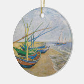 Fischerboote | Vincent van Gogh Keramik Ornament (Links)
