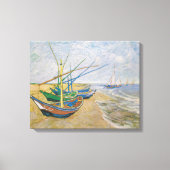Fischerboote | Vincent van Gogh Leinwanddruck (Vorderseite)