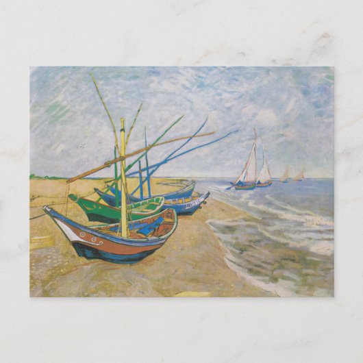 Fischerboote | Vincent van Gogh Postkarte (Vorderseite)