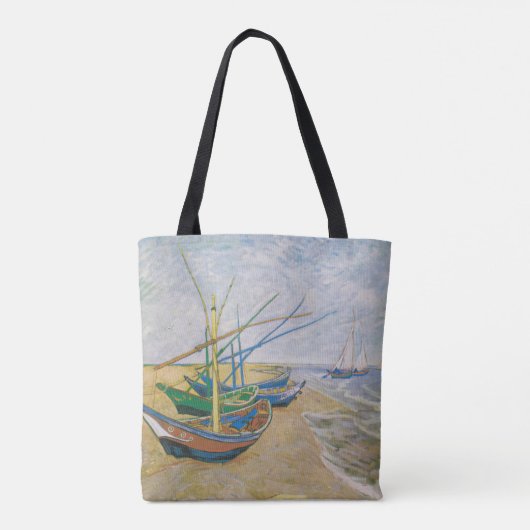 Fischerboote | Vincent van Gogh Tasche (Rückseite)