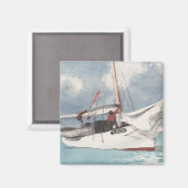 Fischerboote, West Magnet (Vorderseite/Rückseite)