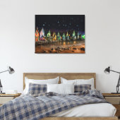 Fischerbucht nachts leinwanddruck (Insitu (Schlafzimmer))
