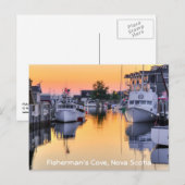 Fischerbucht, Ostpassage, Nova Scotia Postkarte (Vorne/Hinten)