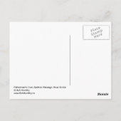 Fischerbucht, Ostpassage, Nova Scotia Postkarte (Rückseite)