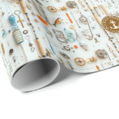 Fischerdeck-Geschenkpapier Geschenkpapier (Rolleneckpunkt)