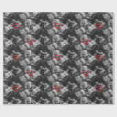 Fischerdeck Schwarz-Weiß-Geschenkpapier Geschenkpapier (Flach)