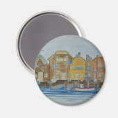 Fischerdorf #1 magnet (Vorderseite/Rückseite)