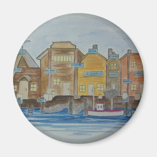Fischerdorf #1 magnet (Vorne)