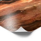 Fischerdorf Akryllische Landschaft Fotodruck (Ecke)