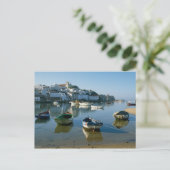 Fischerdorf Ferragudo, Algarve, Portugal Postkarte (Stehend Vorderseite)