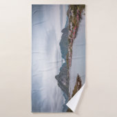 Fischerdorf Lofoten Badehandtuch (Badehandtuch)