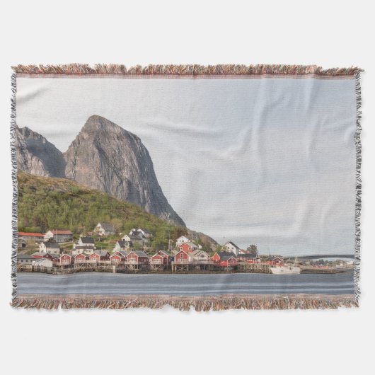 Fischerdorf Lofoten - Norwegen Decke (Vorderseite)