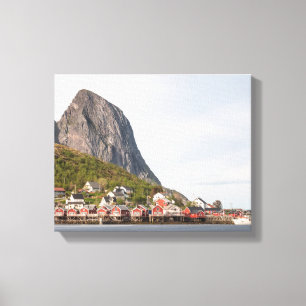 Fischerdorf Lofoten - Norwegen Leinwanddruck