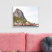 Fischerdorf Lofoten - Norwegen Leinwanddruck (Insitu (Wohnzimmer))
