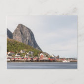 Fischerdorf Lofoten Postkarte (Vorderseite)