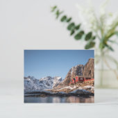 Fischerdorf Lofoten Postkarte (Stehend Vorderseite)