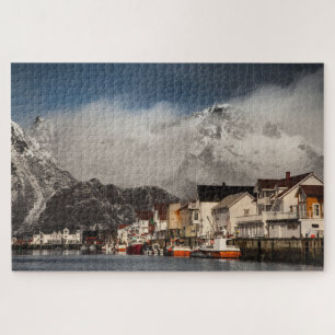 Fischerdorf Lofoten Puzzle